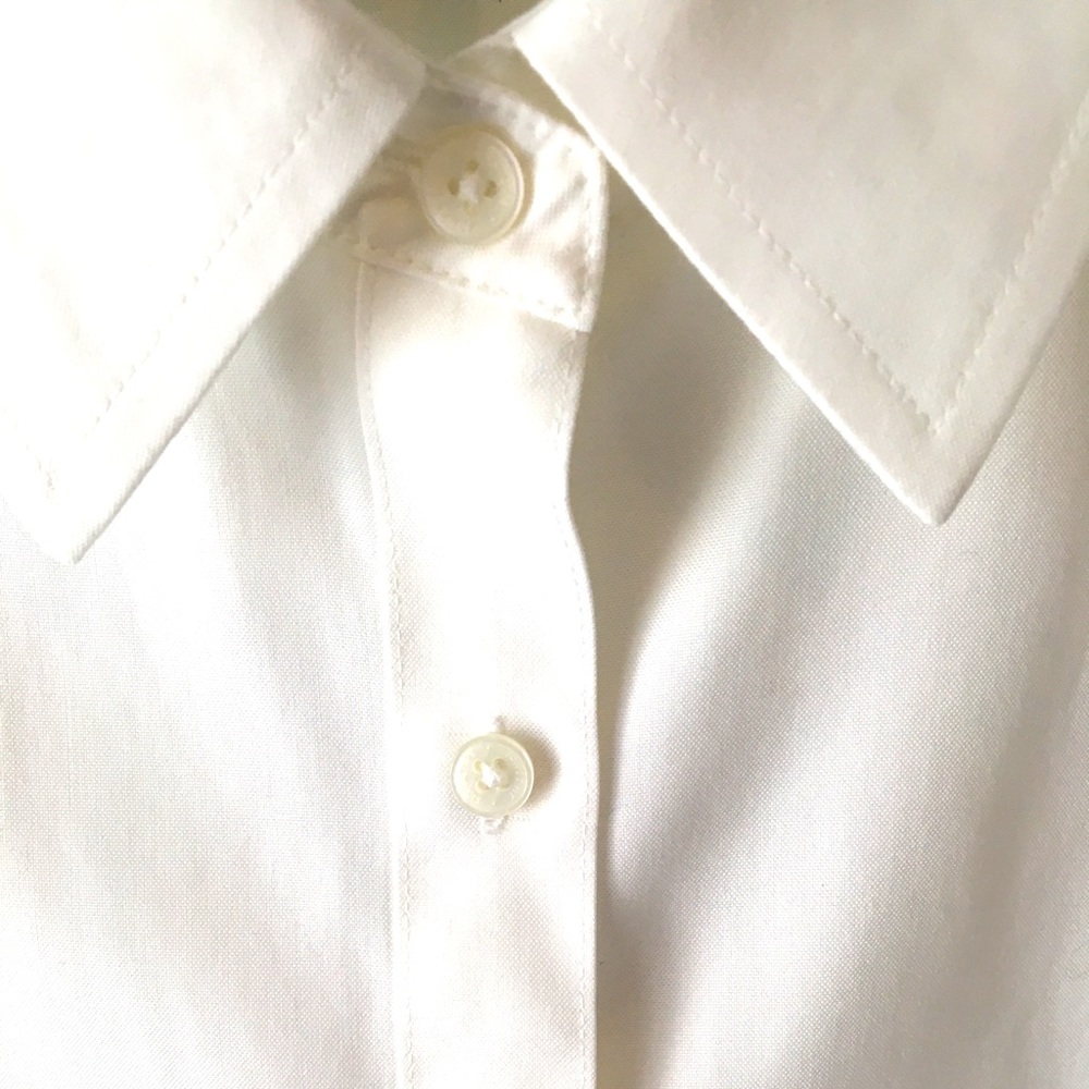 Jones New York Non Iron White Blouse